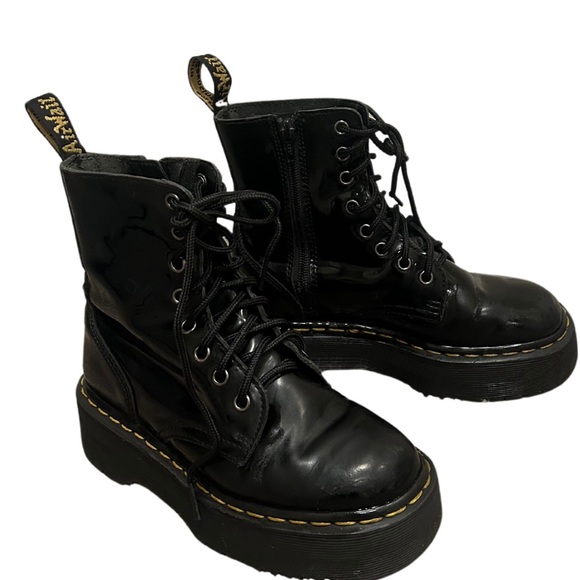 Dr. Martens Jadon Platform Lace Up Boot | Black | Size EU36 / Women’s 5 - Picture 3 of 7